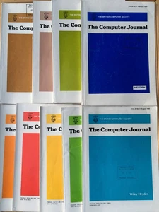 25 Vintage Issues The Computer Journal UK 1981-1986 BCS British Computer Society - Picture 1 of 6