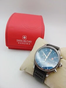 Swiss Military Hanowa SMWGC0000402 Thunderbolt Chrono Herrenuhr mit Lederband - Bild 1 von 3