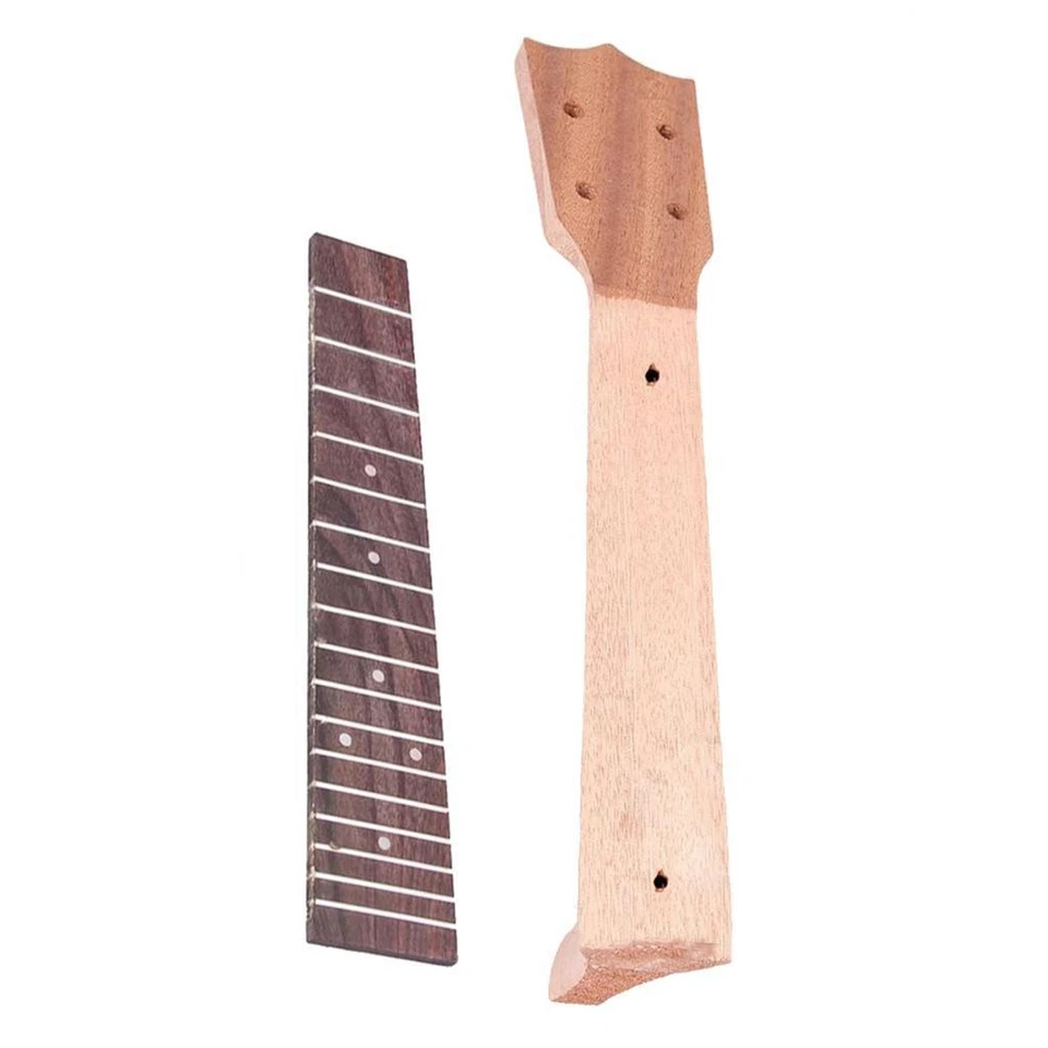 Okoume 21 23 26 Inch Ukulele Neck And Fingerboard Rosewood Ukulele Parts - Image 1 of 1