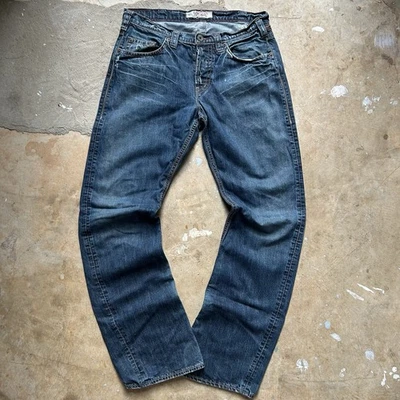 Pantalones de mezclilla japoneses Western Glove Works 1921 desgastados índigo corte bota - 33x33 Foto 1 de 4