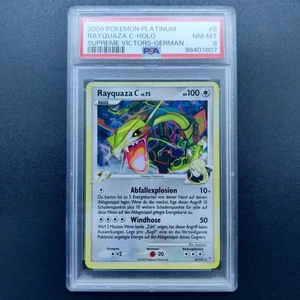 Rayquaza C LV.73 8/147 Deutsch Ultimative Sieger Holo Rare POP 8 PSA 8 - Picture 1 of 4