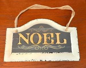 Holzschild "NOEL" 11 3/4" x 8" - Bild 1 von 2