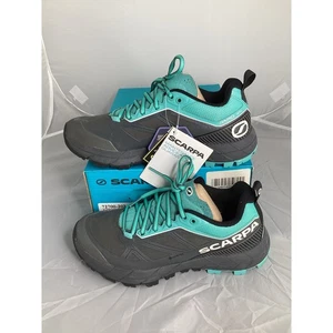 Scarpa Damen Rapid GTX Gore-Tex Zustiegsschuhe anthrazit/türkis Gr. - 5 2/3 - Bild 1 von 5
