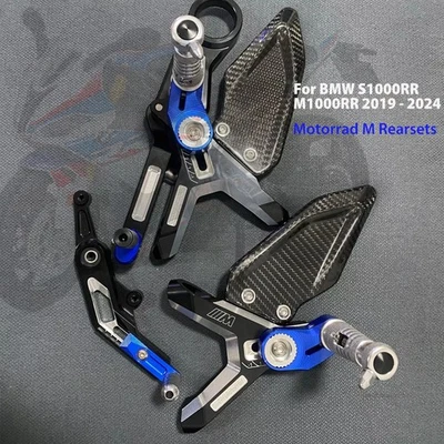 Juego trasero estriberas moto M apto para BMW S1000RR M 1000 RR 2019-2024 2023 Foto 1 de 4