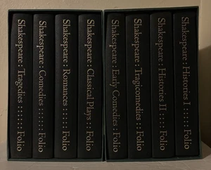 Die kompletten Stücke William Shakespeare 8 Bände Folio Gesellschaft Hardcover - Bild 1 von 2