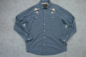 Howler Brothers Gaucho Snapshirt Mens Large Western 10th Anniversary Pearl Snap - Picture 1 of 12