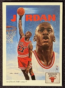 Michael Jordan 1991 Chicago Bulls Tacht Lista de verificación tarjeta de baloncesto mazo superior #75 - Imagen 1 de 2