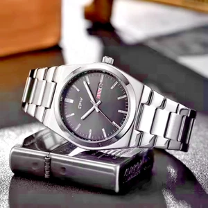 Business Luxury Design Herren Edelst. Quarzuhr, Stellwerkz. Länge, 1 J. Garantie - Bild 1 von 26