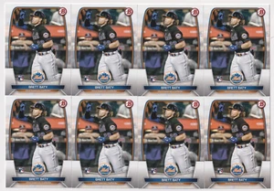 (8) LOTE DE TARJETAS DE NOVATO BOWMAN Brett Baty 2023 #80 METS DE NUEVA YORK - Imagen 1 de 1