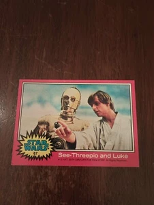 1977 Topps Star Wars (2nd Series) #67 C3-PO & Luke (VG) - Picture 1 of 2