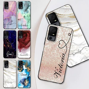 Funda trasera de mármol personalizada para teléfono TCL 50 40 30 20 SE 501 505 405 305 - Imagen 1 de 79