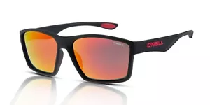 O'Neill ONS-9024 2.0 Men's Sunglasses 104P Matte Black/Red/Red Mirror - Picture 1 of 4