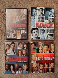 Grey's Anatomy Seasons 1-4 DVD Box Set Lot 1,2,3,4 One Two Three Four - Picture 1 of 10