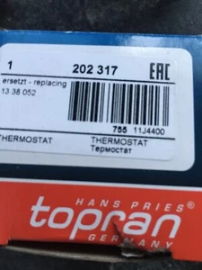 Thermostat Kühlwasser, Opel Astra F - Bild 1 von 3