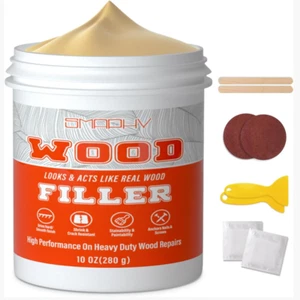 Wood Filler Wood Putty(10 Ounce Natual) Paintable Stainable Sandable. Woood USA - Picture 1 of 7