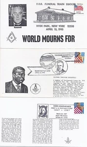 LOT OF 3 MASONIC EVENT COVERS - #16 - Picture 1 of 1