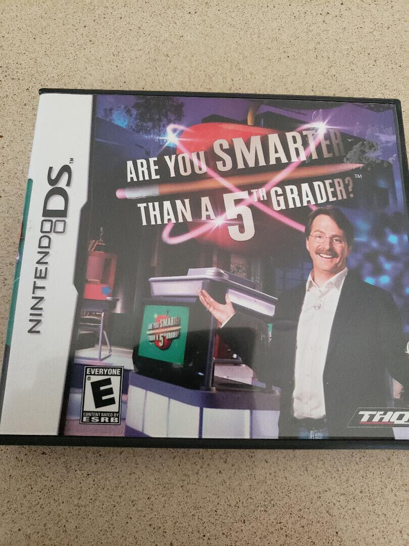 Are You Smarter Than a 5th Grader Back to School (Nintendo DS, 2010)