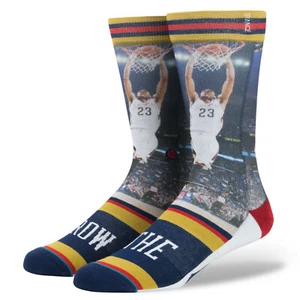 Stance 548 NBA New Orleans Pelicans Anthony Davis The Brow Men’s L (9-12) Socks - Picture 1 of 3