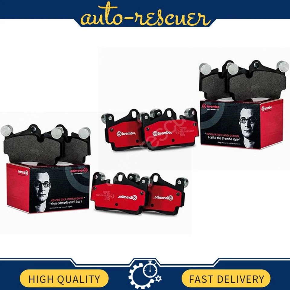 Juego de 2 pastillas de freno de disco delanteras traseras Brembo para BMW 228i 2014-2016 Foto 1 de 4