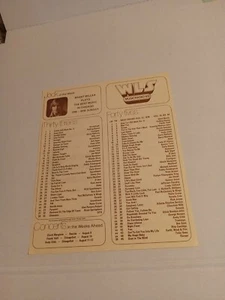 WLS Radio Station Records Survey Grease#1 Rolling Stones #2 Mint August 12th - Picture 1 of 6