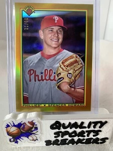 2020 Bowman SPENCER HOWARD #/50 GOLD FOIL PARALLEL #90B-SH Phillies - Picture 1 of 10