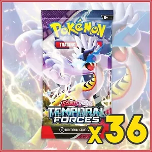 Pokemon TCG: Scarlatto e Viola FORZE TEMPORALI 36 buste di potenziamento sigillate SV05 - Foto 1 di 2
