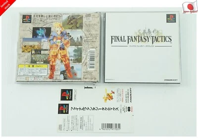 Final Fantasy Tactics PS1 Square Sony Playstation 1 Spine From Japan - Image 1 of 3