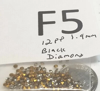 De Colección Cristal Swarovski Pequeño 2mm Estrás Punta Trasera Joyería Artesanal Reparación 2003 Foto 1 de 2