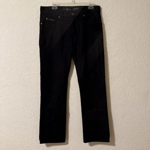 Armani Collezioni Men Jeans J15 Black Slim Fit, Size 34 Straight Tight Leg - Picture 1 of 15