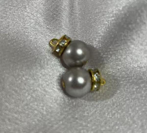 Pearl Beads latkan For designer Suits And Scarfs.(20 beads pp) Beads Buttons - Picture 1 of 6