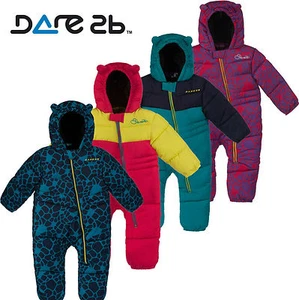 Dare2b Snow Suit Insulated Padded Kids Girls Boys Baby All-In-One Suit Snuggler - Picture 1 of 5