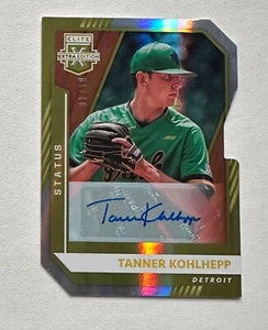 2021 Elite Extra Edition Die Cut Gold Auto Tanner Kohlhepp 1/10 RC #X3934 - Picture 1 of 2