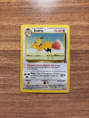 Pokémon TCG Dodrio Jungle 34/64 Regular Unlimited Uncommon - Image 1 of 2