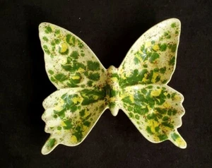 VINTAGE HANDGEFERTIGTE MCM SCHMUCKSCHALE SCHMETTERLING SIGNIERT GW '79 - Bild 1 von 9