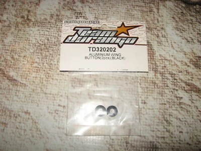 Vintage RC Durango Spares Wing Buttons (2) Black TD320202 - Image 1 of 2