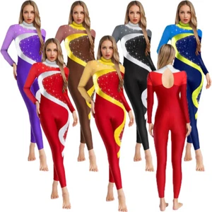 Mujeres Monos Moda Ropa de Baile Juego de Rol Body Biketard Unitard Stage - Imagen 1 de 81
