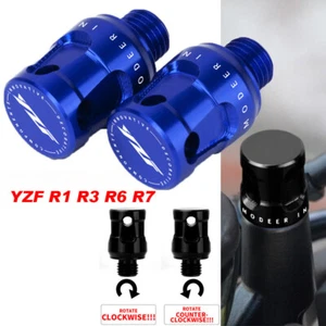 R6 Left Right-Hand Threaded Mirror Hole Plug For YAMAHA YZF R1 R3 R6 R7 YZF R7 - Picture 1 of 21
