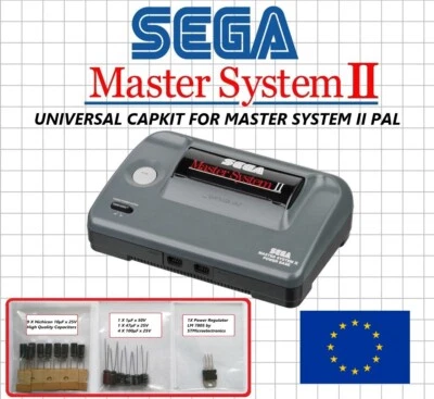 SEGA Master System 2 PAL Universal Capkit - Compatible With All Models - Immagine 1 di 4