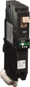 Eaton 15A Single Pole Cutler Hammer Combo Arc Fault Circuit Breaker - Picture 1 of 3