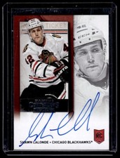 2013-14 Rookie Ticket Shawn Lalonde Rookie Auto Chicago Blackhawks #175