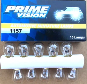 Box of 10 #1157 PRIME VISION Lamp Auto Bulb Automotive Light Bulbs - Picture 1 of 2