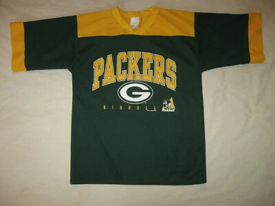 绿湾包装工队复古球衣青少年大号14-16男孩里德尔96 NFL足球  — 第 1/3 张图片