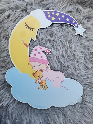 декор детской комнаты, ночник, лунный свет, настенный декор - Изображение 1 из 3