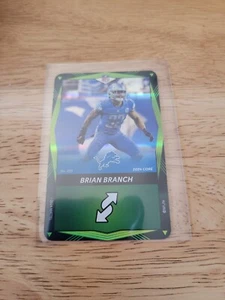 2024 UNO Elite Core Foil #025 Brian Branch Green - Picture 1 of 2
