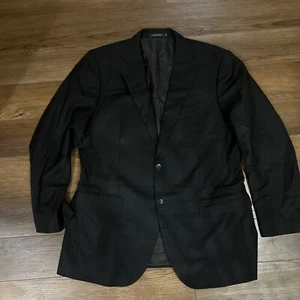 Suitsupply Black Lazio Slim Blazer Pure S110's Wool Size 54 Excellent Condition - Picture 1 of 9