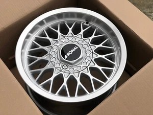 4x new Retro Wheels RONAL LS 7.5x15 4x100 ET25 for VW Golf 1 2 3 BMW E30 - USA - Bild 1 von 16