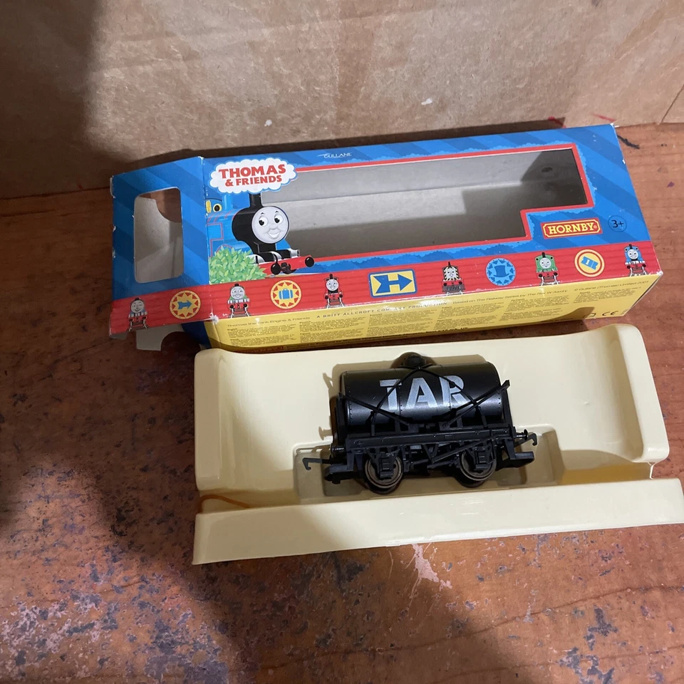 Hornby Thomas Train HO OO Black Tar Tanker Car R9006 Box Bachmann USA SELLER HTF - Image 1 of 4