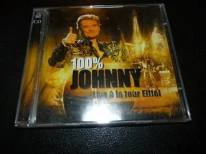 COFFRET 2 CD "100% JOHNNY HALLYDAY : LIVE A LA TOUR EIFFEL" - Imagen 1 de 2
