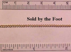 #CC4(G)NS Soldered Curb Chain for Model Horse Tack (New Style) - GOLD PLATED - Picture 1 of 1