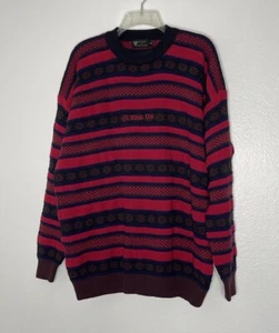 Vintage Men's Guess U.S. 100% Cotton Knit Crew Neck Y2K Sweater Size Medium - Picture 1 of 8